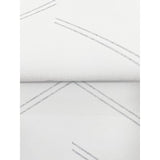 Aviator Silver by Warner Abstract Chevron Wallpaper – Brewster Home Fashions 4178-4435