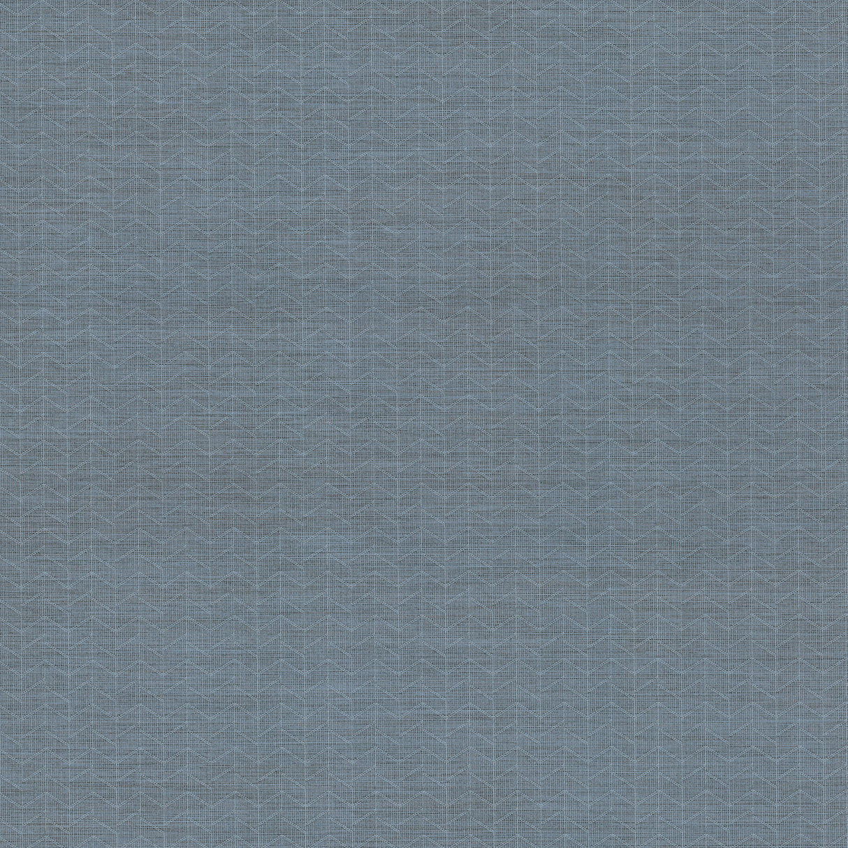 Magnitude Denim Chevron Wallpaper by Warner in blue chevron texture