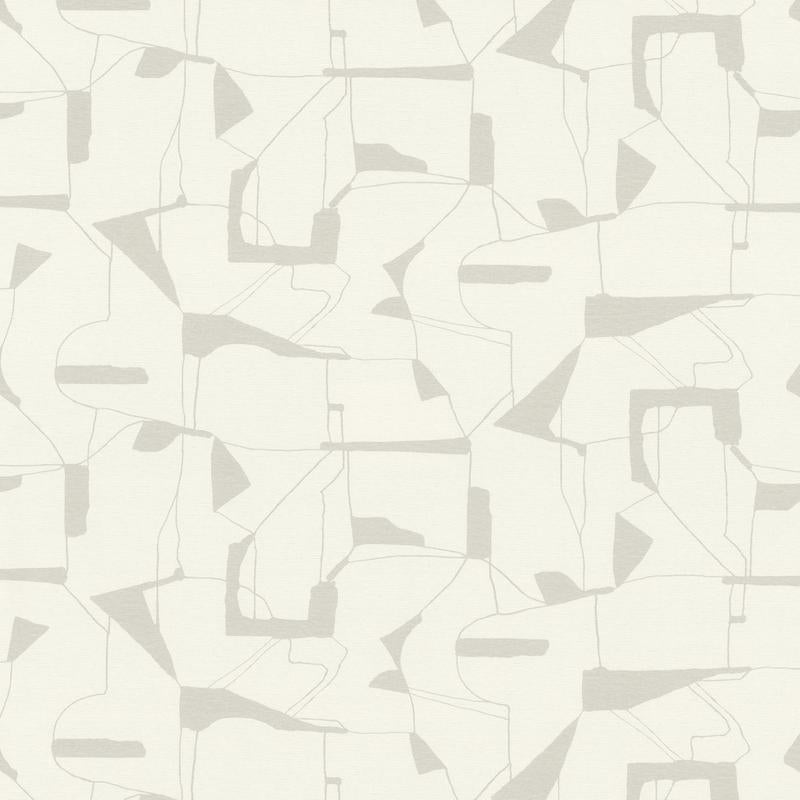 Calder Platinum Abstract Wallpaper 4178-4448