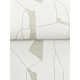 Calder Platinum by Warner Abstract Wallpaper- Brewster 4178-4448