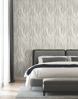 Masterwork Pearl by Warner Brushstrokes Wallpaper – Brewster Home Fashions 4178-4451