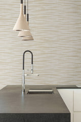 Longitude Ash by Warner Striated Commercial Wallpaper – Brewster 4178-4456