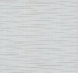 Longitude Sterling Striated Wallpaper sample showing silver-grey linear motif