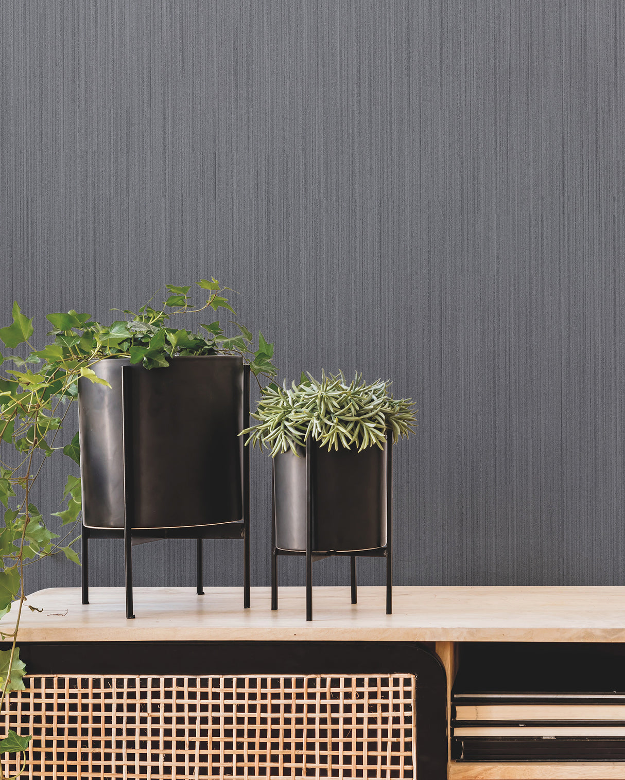 Warren Blue by Warner Striated Wallpaper – Brewster Home Fashions 4181-4728