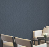 Naila Indigo by Warner Geo Weave Textured Wallpaper – Brewster Home Fashions 4181-4752