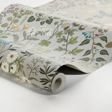 Flora Grey Wildflower Wallpaper by Boråstapeter – Schumacher 4182