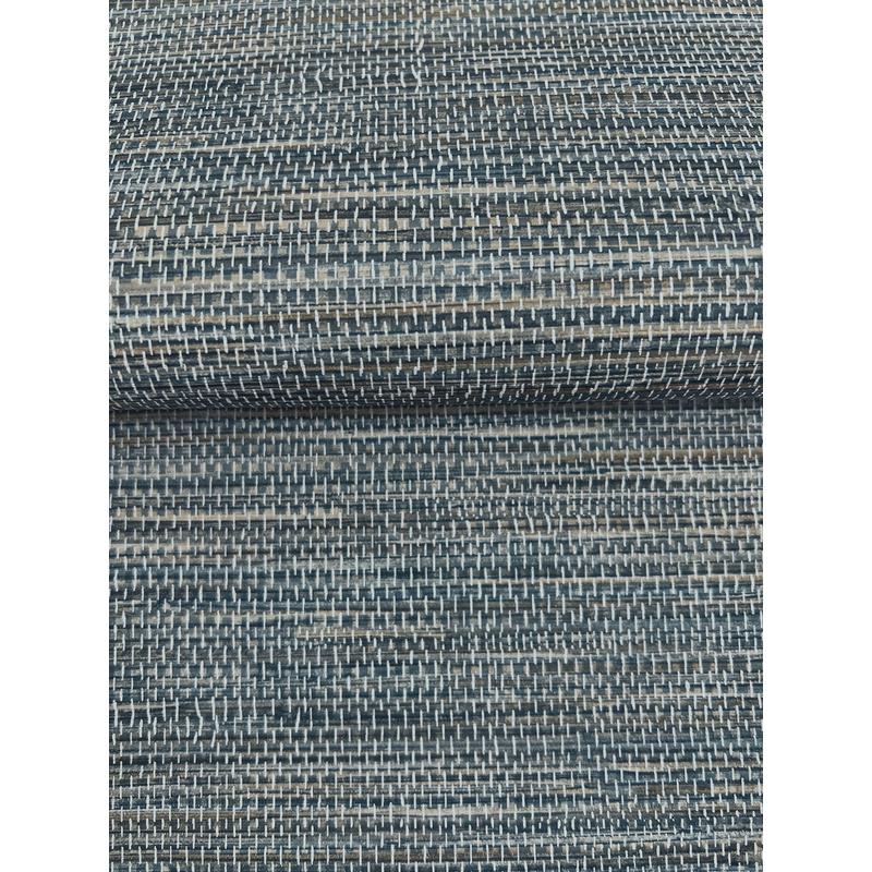 Winn Sapphire by Warner Faux Grasscloth Wallpaper – Brewster Home Fashions 4183-4810