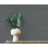 Winn Black by Warner Faux Grasscloth Wallpaper – Brewster Home Fashions 4183-4811