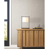 Kelce Silver by Warner Geometric Faux Grasscloth Wallpaper – Brewster Home Fashions 4183-4824