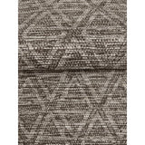 Kelce Charcoal by Warner Geometric Faux Grasscloth Wallpaper- Brewster Home Fashions 4183-4826