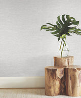 Mae Dove by Warner Faux Grasscloth Wallpaper- Brewster Home Fashions 4183-4829