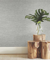 Mae Slate by Warner Faux Grasscloth Wallpaper – Brewster Home Fashions 4183-4831