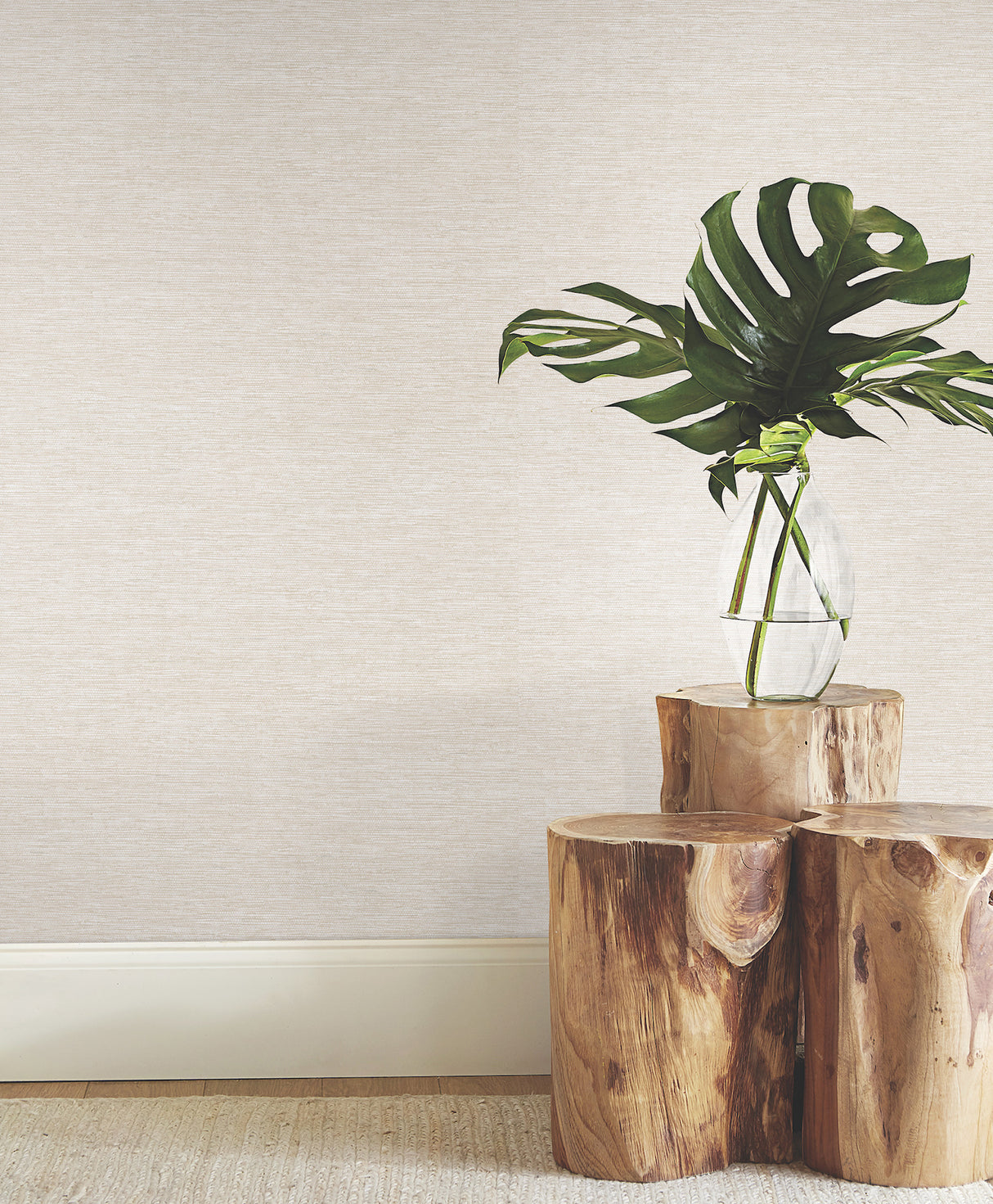 Mae Cream by Warner Faux Grasscloth Wallpaper – Brewster Home Fashions 4183-4833