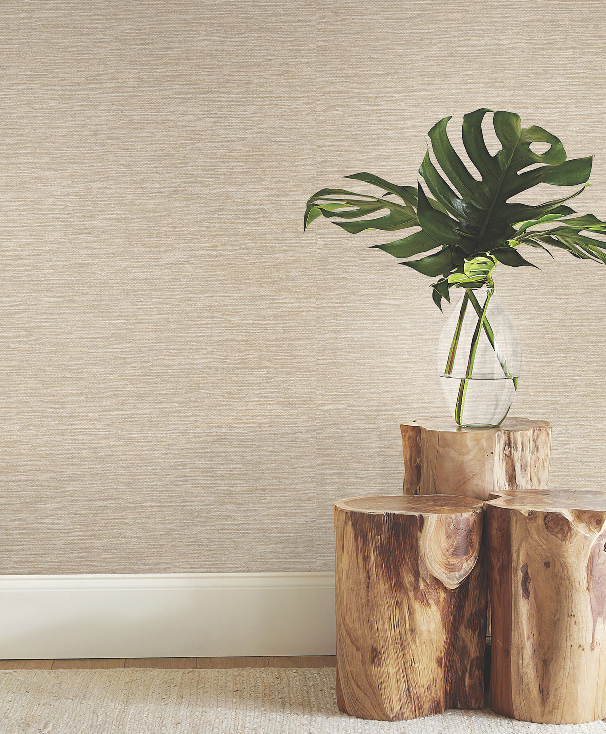 Mae Wheat by Warner Faux Grasscloth Wallpaper – Brewster Home Fashions 4183-4835