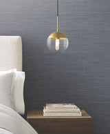 Nira Denim by Warner Fabric Weave Wallpaper – Brewster 4183-4838