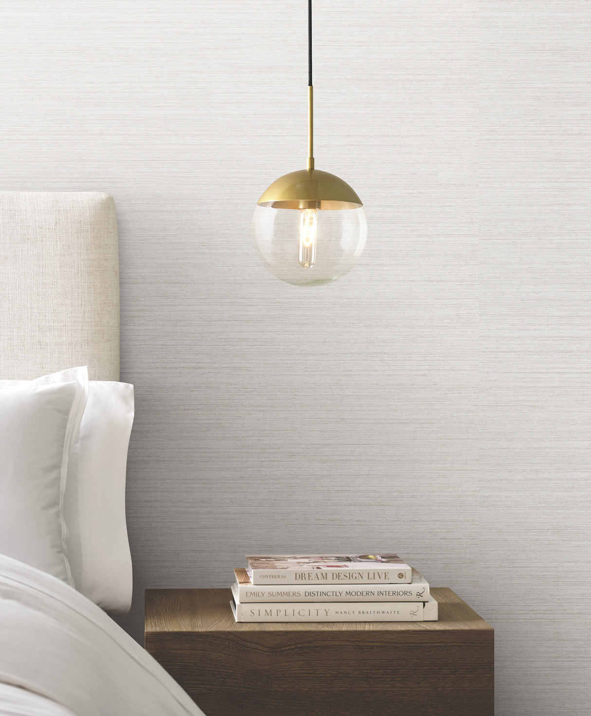 Nira White by Warner Fabric Weave Wallpaper – Brewster Home Fashions 4183-4842