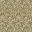 KRYDDHYLLAN Leaf by Boråstapeter, a botanical wallpaper with stylized flowers and foliage in green and cream tones.
