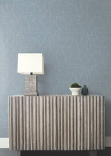 Enzo Sky Blue by Warner Abstract Wallpaper – Brewster Home Fashions 4184-4903