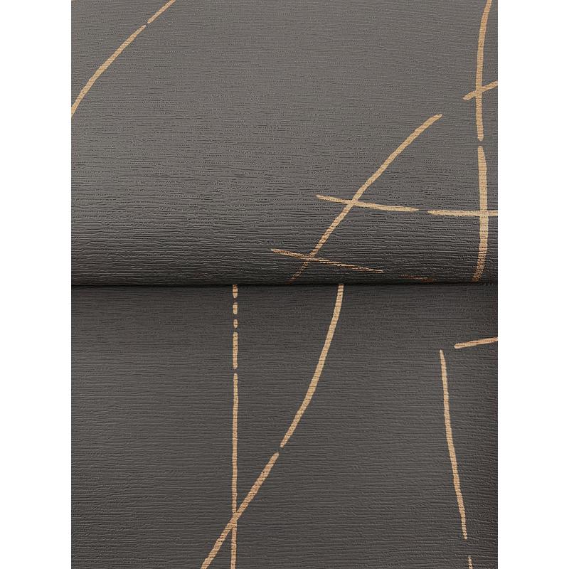 Enzo Pewter by Warner Abstract Wallpaper – Brewster Home Fashions 4184-4904