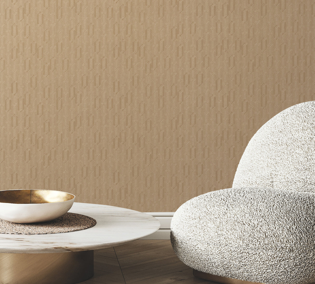 Wesley Bronze by Warner Chain Wallpaper – Brewster Home Fashions 4184-4911