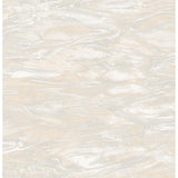 Nyla Silver Metallic Scribble Wallpaper by Warner, 50.5-in x 90-ft roll