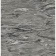 Nyla Charcoal Metallic Scribble Wallpaper by Warner