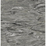 Nyla Charcoal Metallic Scribble Wallpaper by Warner