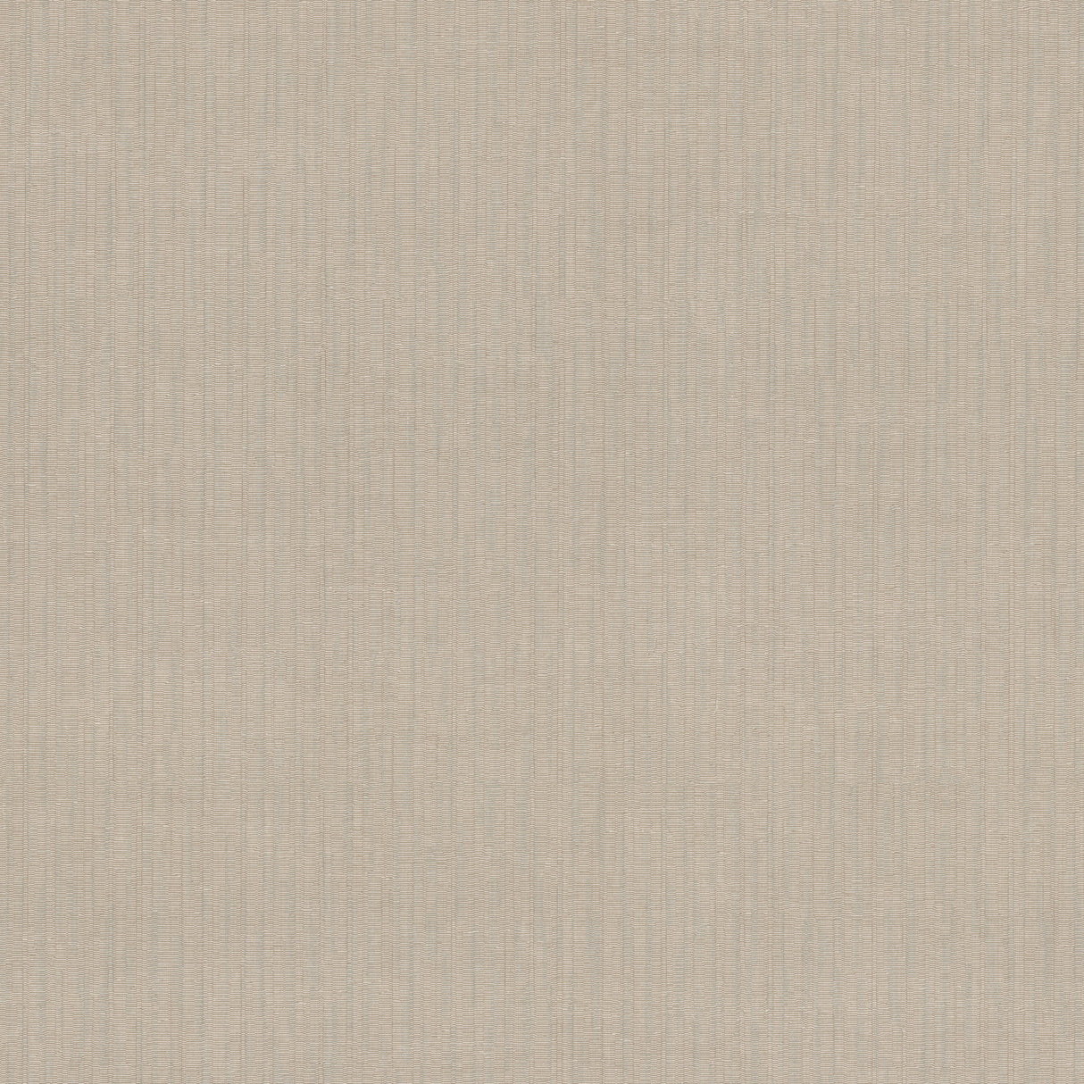 Close-up of Warner Orson Khaki Ribbed fabric backed vinyl wallpaper texture in neutral khaki.