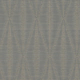 Warner Rocco Slate Diamond Wallpaper in grey slate geometric pattern