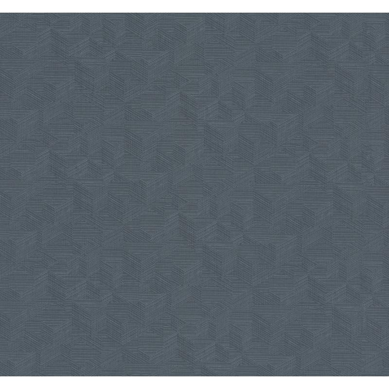 Warner Naila Indigo Geo Weave Wallpaper 4184-4952