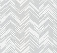 Kian Charcoal Modern Chevron Wallpaper pattern detail