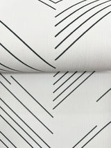 Kian Charcoal by Warner Modern Chevron Wallpaper – Brewster Home Fashions 4184-4955