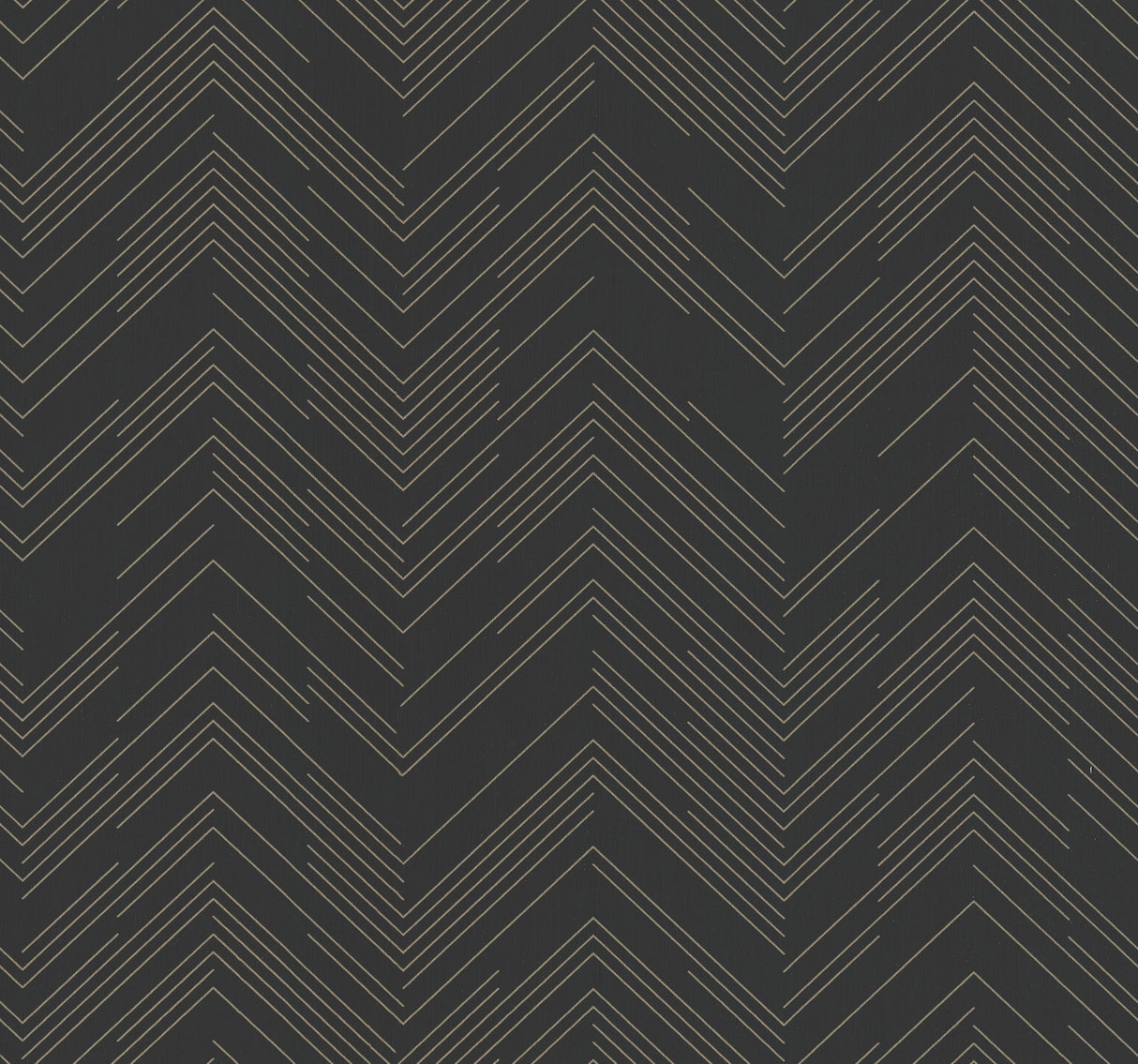 Kian Black Modern Chevron Wallpaper by Warner, 54 in x 90 ft roll (4184-4957)