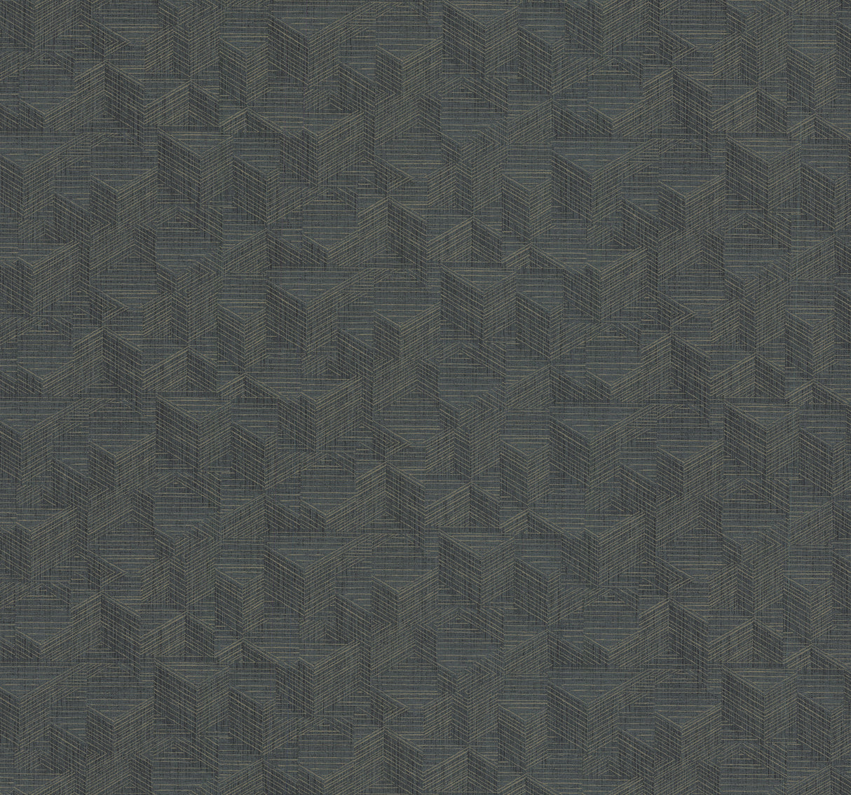 Naila Denim Geo Weave Wallpaper sample