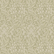 KRYDDHYLLAN sage botanical wallpaper by Boråstapeter for Schumacher, featuring a dense floral and foliage pattern in green tones.