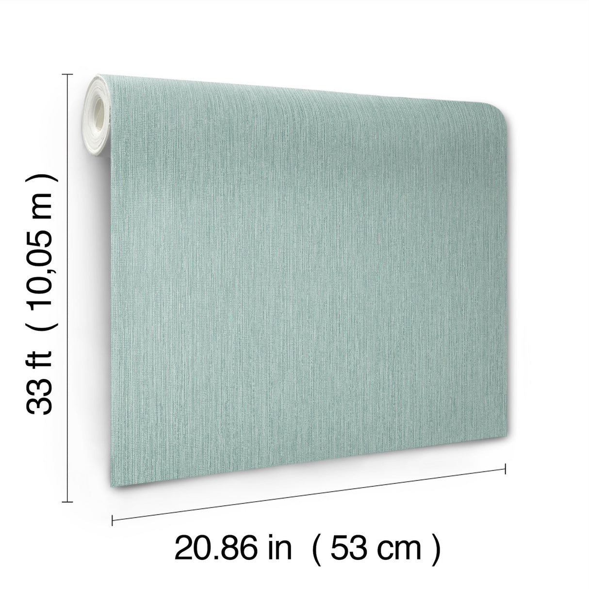 Elijah Aqua Teal and White Vertical Striations Texture Pattern Wallpaper by Chesapeake Transitional Non Woven Kitchen and Bath - 4191-83008