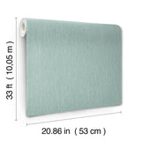 Elijah Aqua Teal and White Vertical Striations Texture Pattern Wallpaper by Chesapeake Transitional Non Woven Kitchen and Bath - 4191-83008