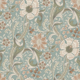 Liora Aqua Floral Trail Wallpaper by Chesapeake - 4191-83013