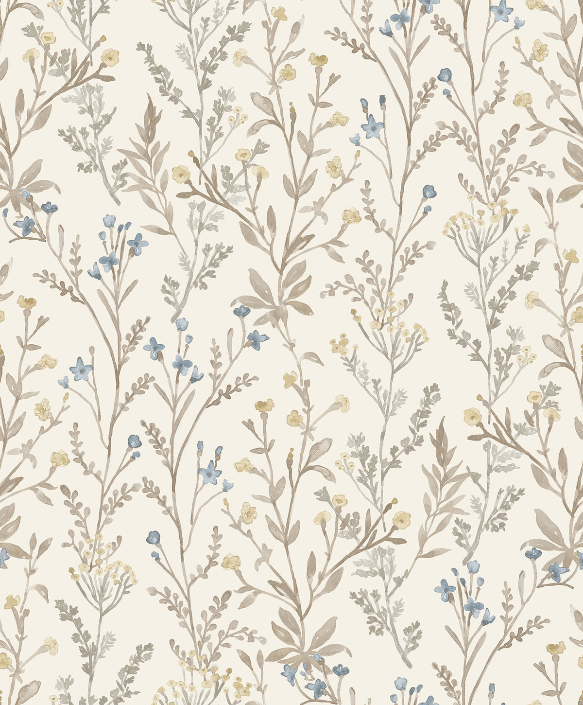 Laverne Neutral Wildflowers Wallpaper by Chesapeake - 4191-83017