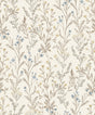 Laverne Neutral Wildflowers Wallpaper by Chesapeake - 4191-83017