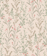 Laverne Blush Wildflowers Wallpaper by Chesapeake - 4191-83020