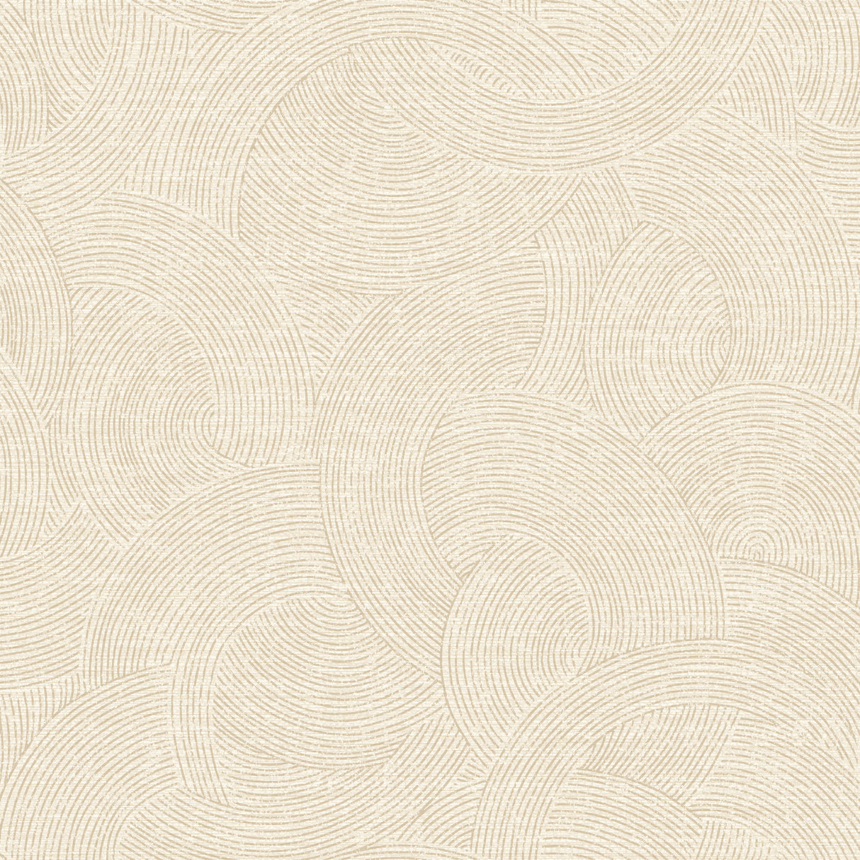 Harrison Champagne Swirling Geometric Non Woven Wallpaper by Chesapeake - 4191-83021