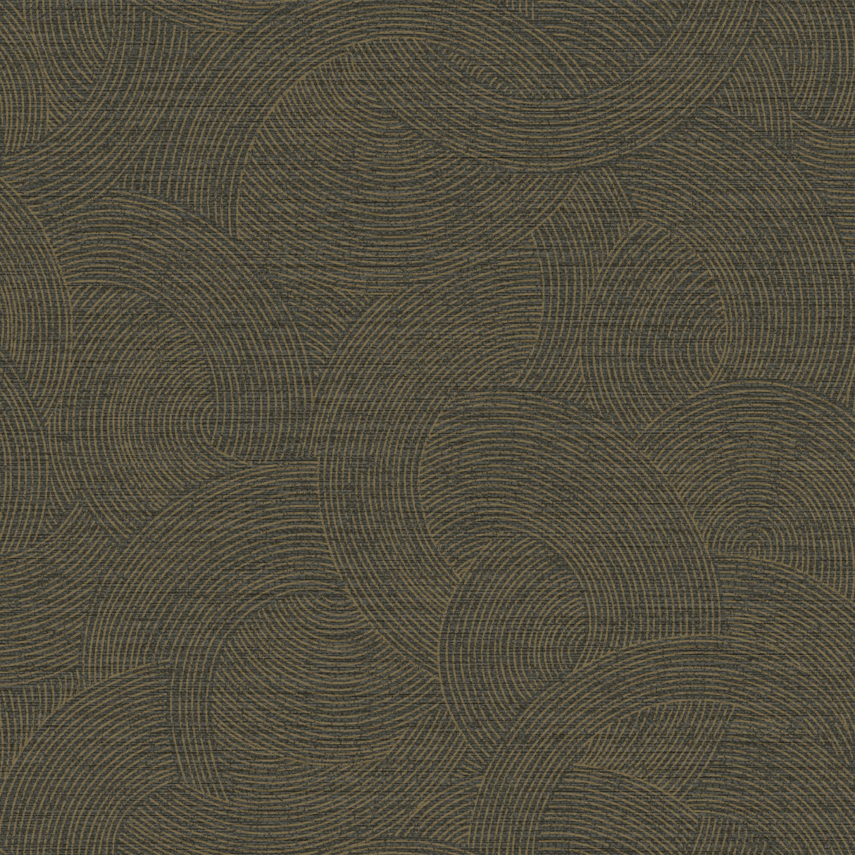 Harrison Charcoal Swirling Geometric Wallpaper by Chesapeake 4191-83024