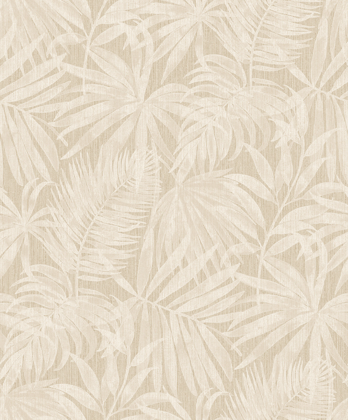 Sonny Beige Fronds Wallpaper by Chesapeake - Tropical Palm Leaf Non Woven - 4191-83025
