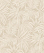 Sonny Beige Fronds Wallpaper by Chesapeake - Tropical Palm Leaf Non Woven - 4191-83025
