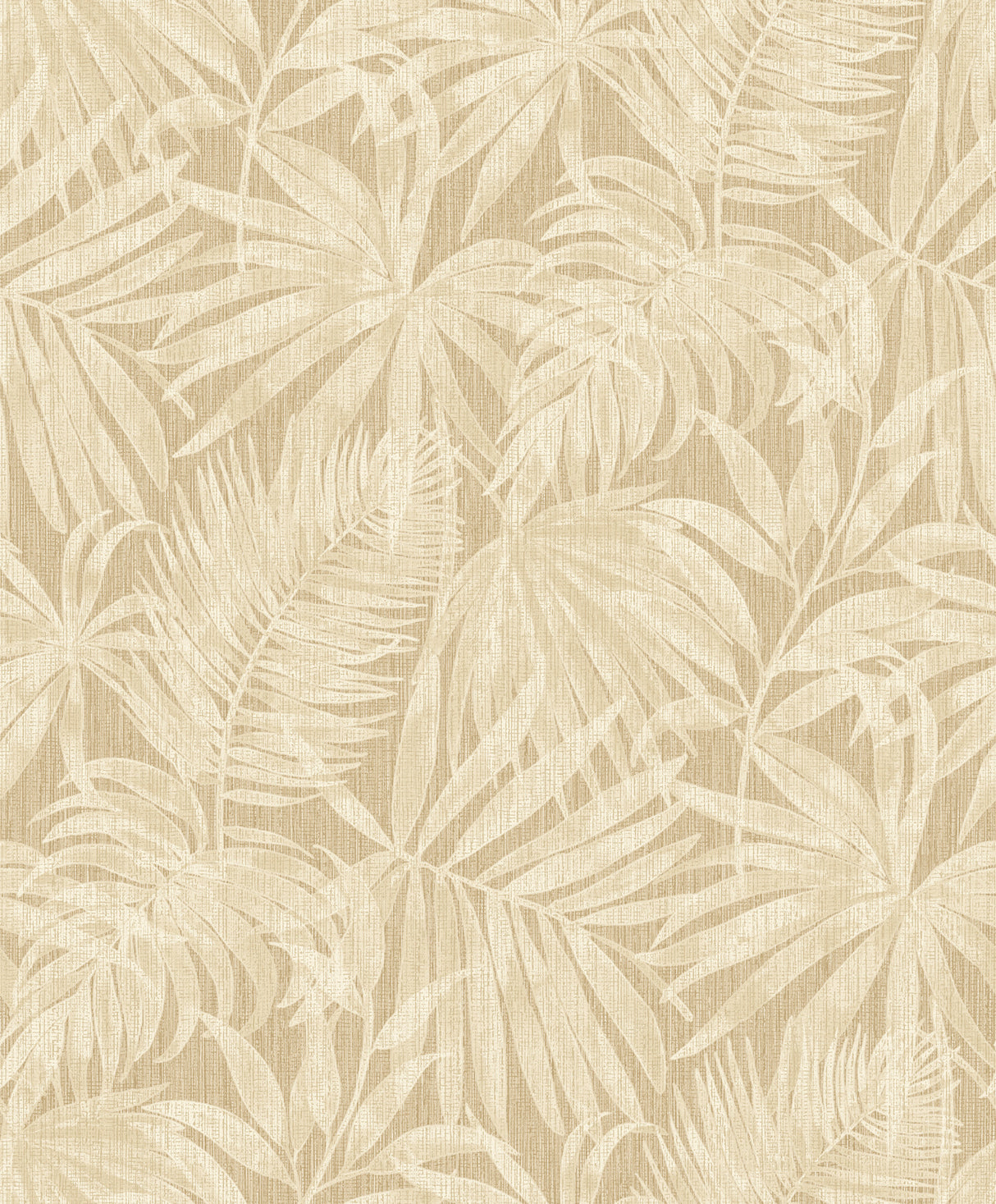 Sonny Light Brown Fronds Wallpaper by Chesapeake 4191-83028