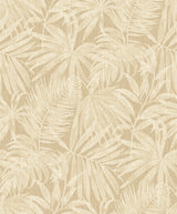 Sonny Light Brown Fronds Wallpaper by Chesapeake 4191-83028