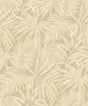 Sonny Light Brown Fronds Wallpaper by Chesapeake 4191-83028
