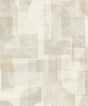 Cassandra Taupe Block Geometric Wallpaper by Chesapeake - 4191-83030