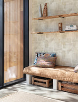 Cassandra Taupe by Chesapeake Block Geometric Retro Abstract Non Woven Unpasted Washable Strippable Residential Sidewall Wallpaper - 4191-83030